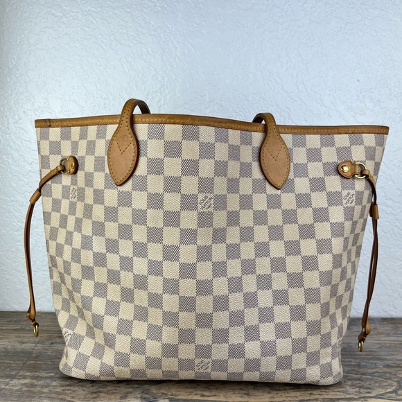 Louis Vuitton Handbags - Louis Vuitton Damier Azur Canvas Neverfull MM Tote